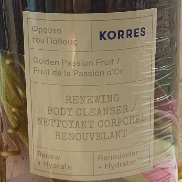 Korres GOLDEN PASSION FRUIT Renewing Body Cleanser 33oz. - Picture 2 of 6